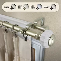 Rod Desyne Linden Double Curtain