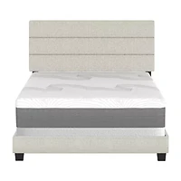 Raleigh Upholstered Wooden Platform Bed