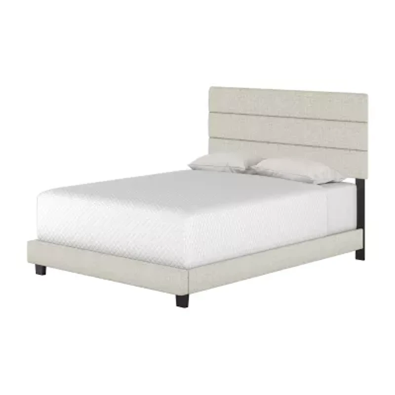 Raleigh Upholstered Wooden Platform Bed