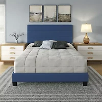 Parks Upholstered Wooden Platform Bed