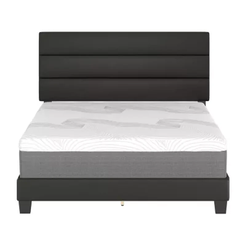 Parks Upholstered Wooden Platform Bed