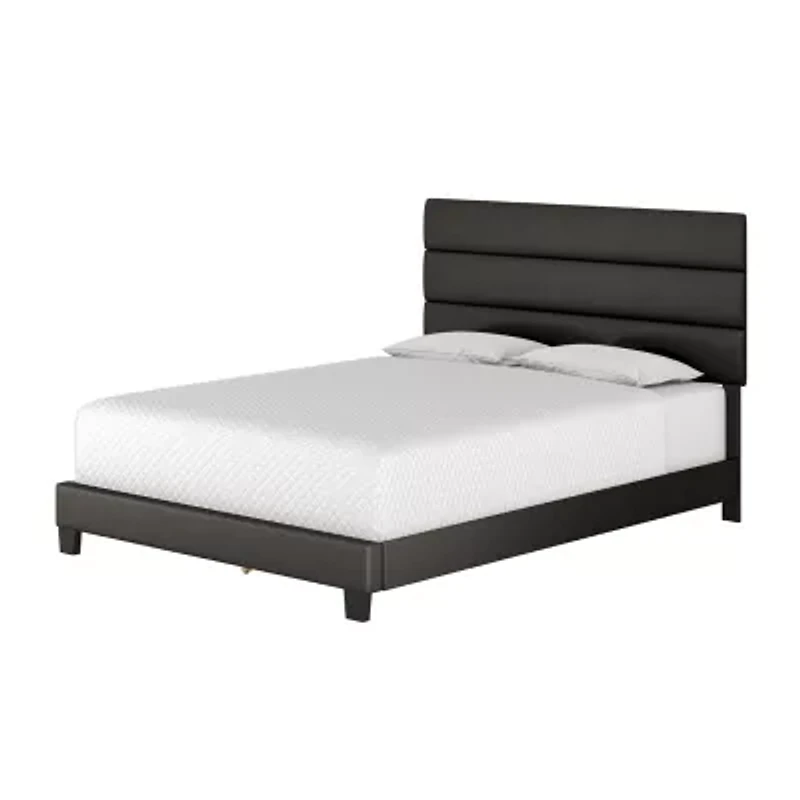 Parks Upholstered Wooden Platform Bed
