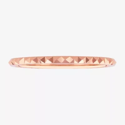 Womens 10K Rose Gold Wedding Band