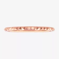 Womens 10K Rose Gold Wedding Band