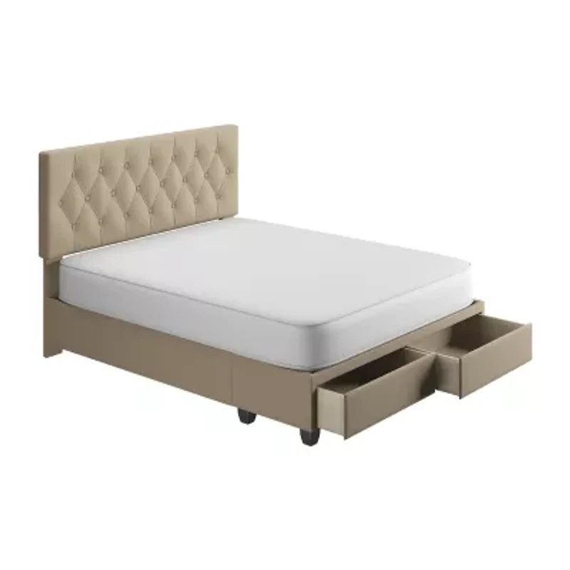 Boyd Sleep Shane Platform Bed Frame with Storage Drawers