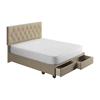 Boyd Sleep Shane Platform Bed Frame with Storage Drawers