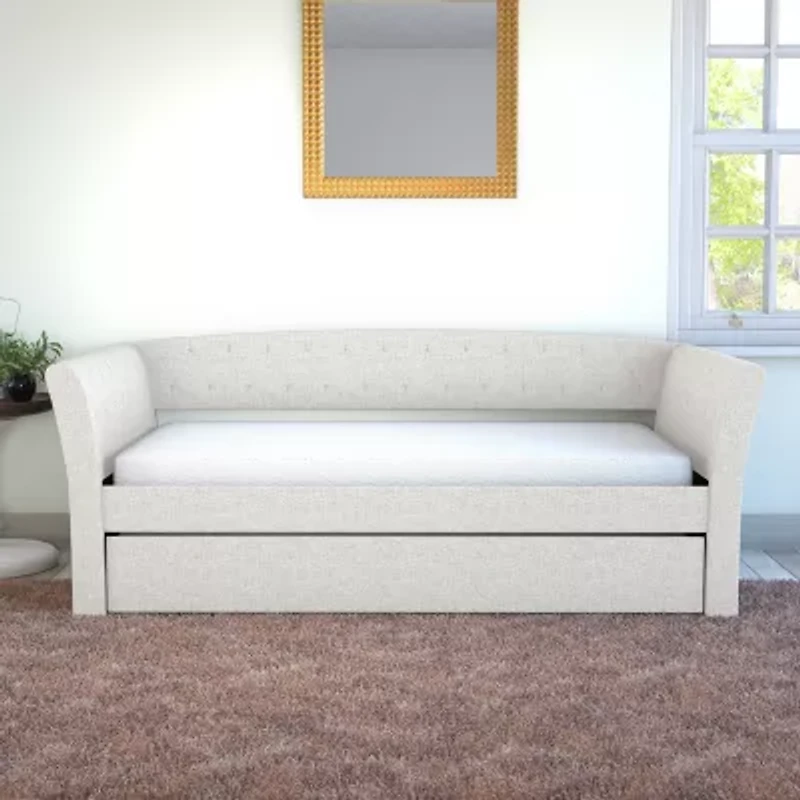 Nellie Upholstered Wooden Daybed