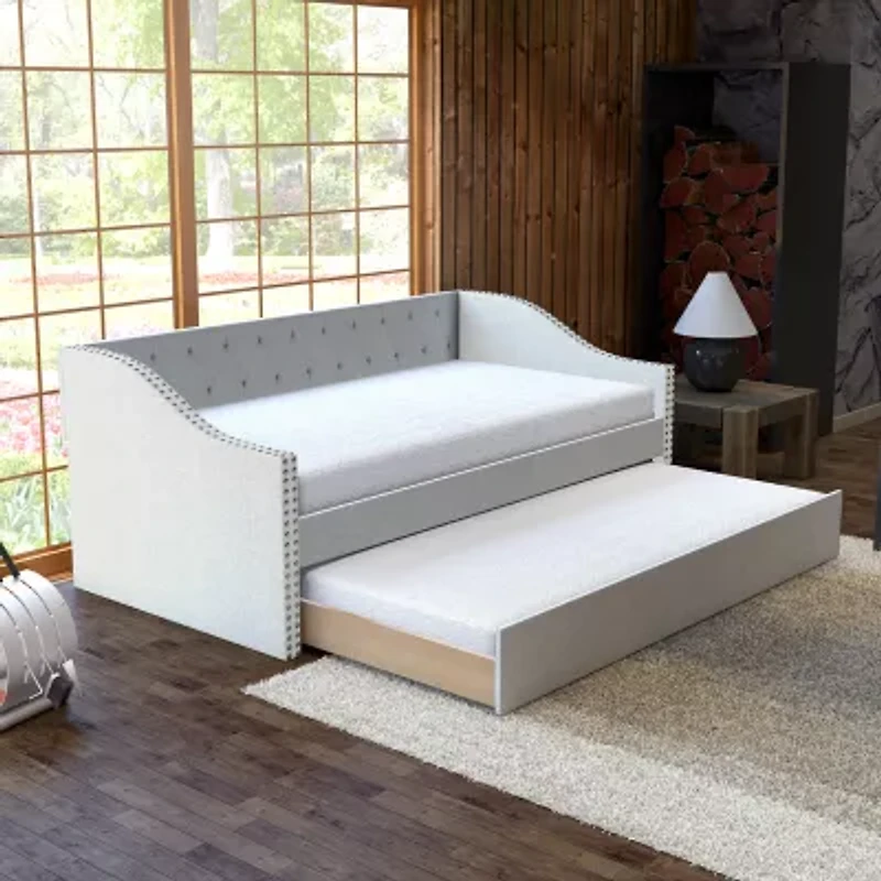 Mia Upholstered Wooden Daybed