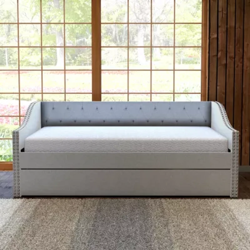 Mia Upholstered Wooden Daybed