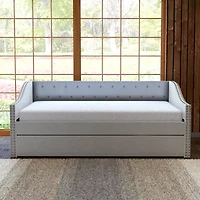 Mia Upholstered Wooden Daybed