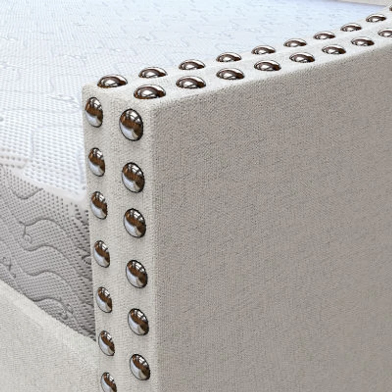 Mia Upholstered Wooden Daybed