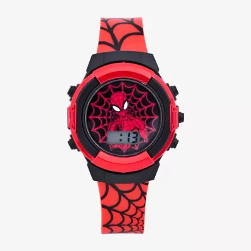 Spiderman Girls Digital Multicolor 2-pc. Watch Boxed Set Spd40125