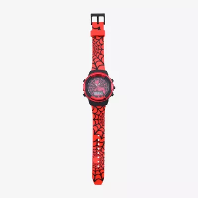 Spiderman Girls Digital Multicolor 2-pc. Watch Boxed Set Spd40125