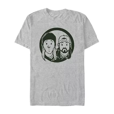 Mens Crew Neck Short Sleeve Regular Fit Graphic T-Shirt