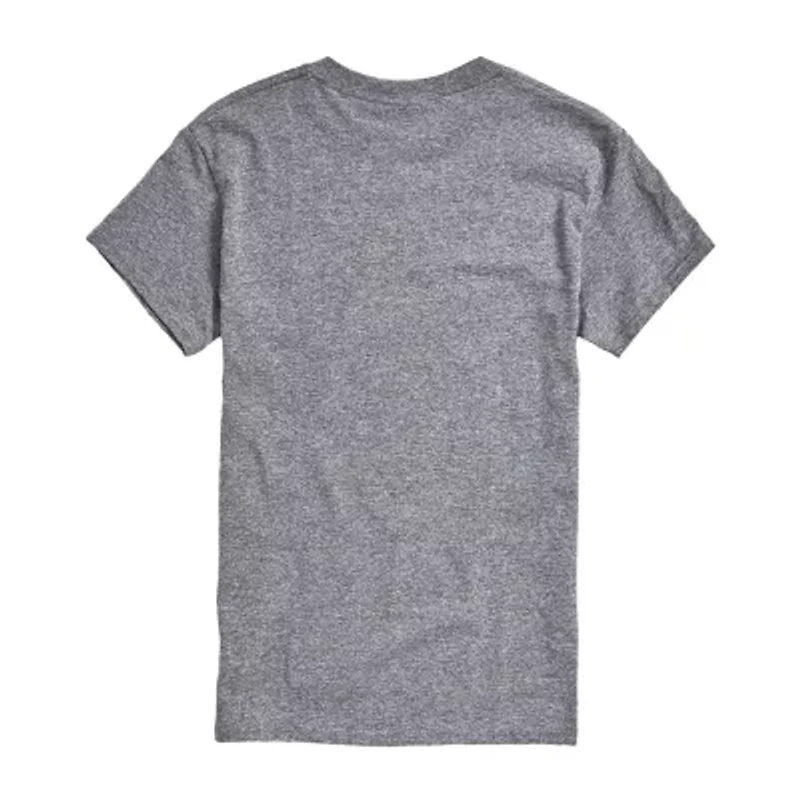 Mens Short Sleeve Peanuts Christmas Graphic T-Shirt