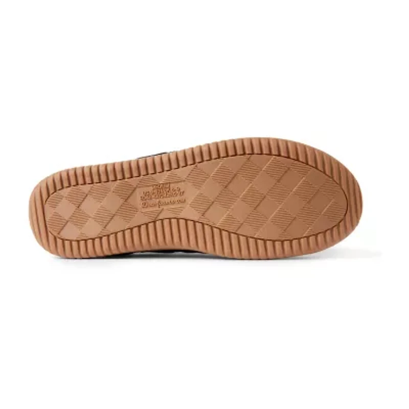 Dearfoams Mens Memory Foam Slip-On Slippers