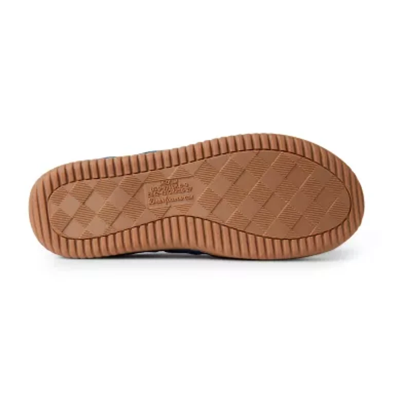 Dearfoams Mens Memory Foam Slip-On Slippers