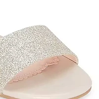 Christie & Jill Mallory Little Big Kid Girls Open Toe Block Heel Pumps