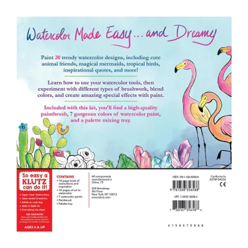 Klutz Watercolor Dreams Painting Kit