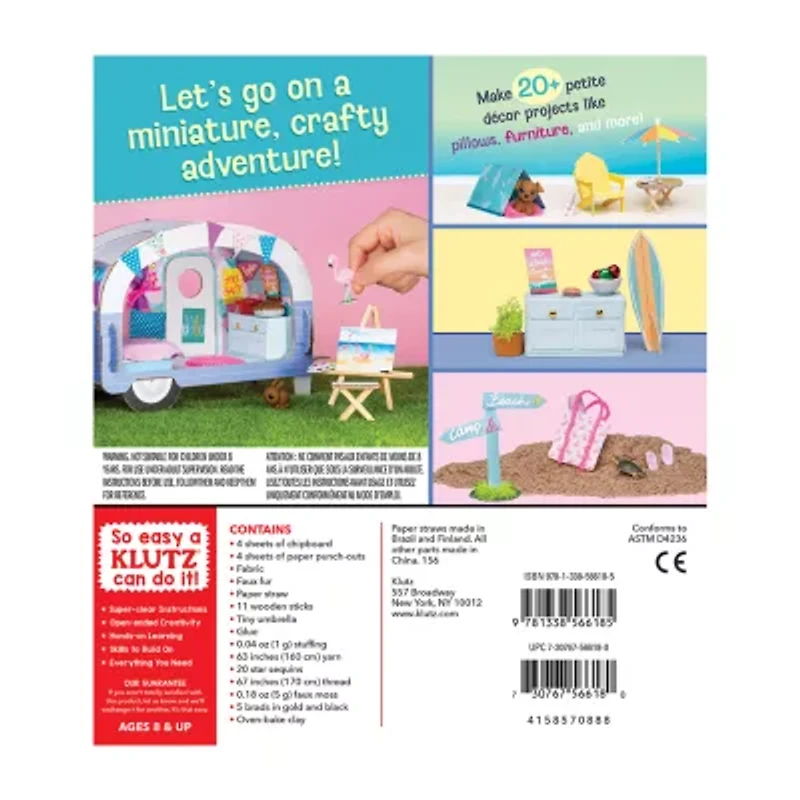 Klutz Make Your Own Tiny Camper Craft Kit