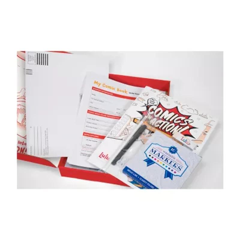 Lulu Jr. My Comic Book - Create Your Own Comic Book! Art Set