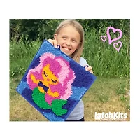 Latchkits Mermaid Mini-Rug Craft Kit