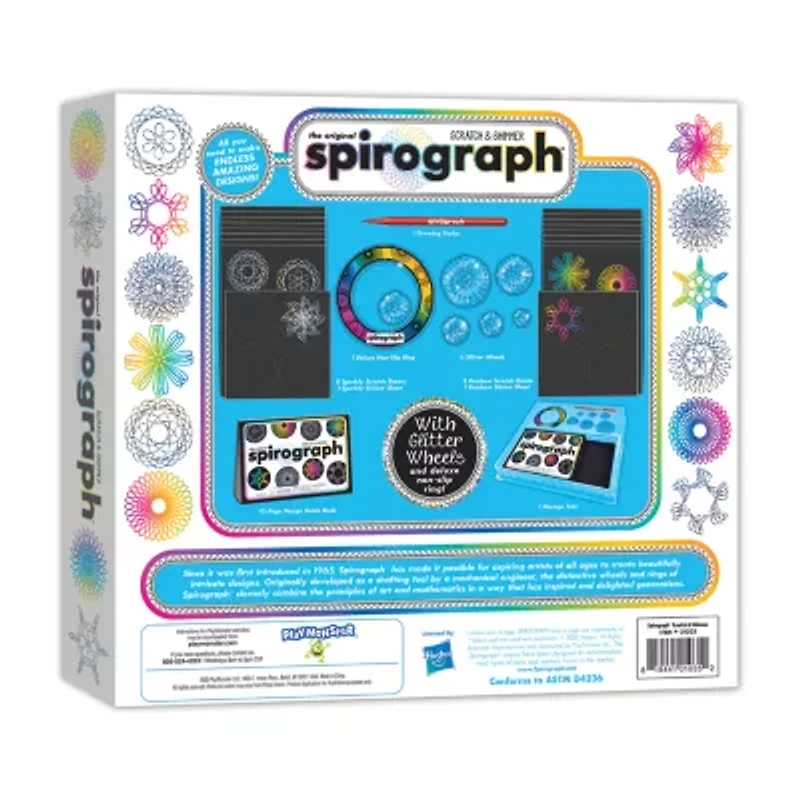 Spirograph Scratch & Shimmer Art Set