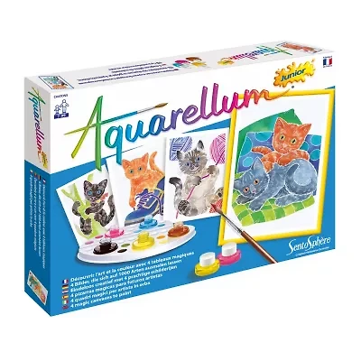 Sentosphere Usa Aquarellum Junior - Kittens Painting Kit