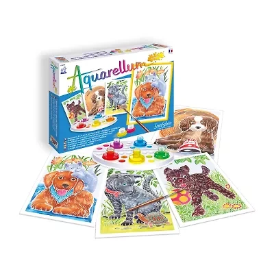 Sentosphere Usa Aquarellum Junior - Sweet Dogs Painting Kit