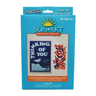 Tedco Toys Sunart Greeting Card Kit Craft Kit