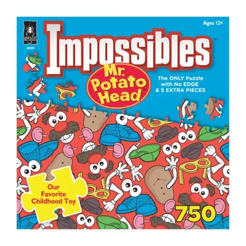 Bepuzzled Impossibles Puzzle - Hasbro Mr. Potato Head 750 Pcs Puzzle