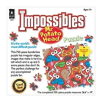 Bepuzzled Impossibles Puzzle - Hasbro Mr. Potato Head 750 Pcs Puzzle
