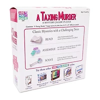 Areyougame.Com A Taxing Murder Classic Mystery Jigsaw Puzzle: 1000 Pcs 1000-pc. Puzzle