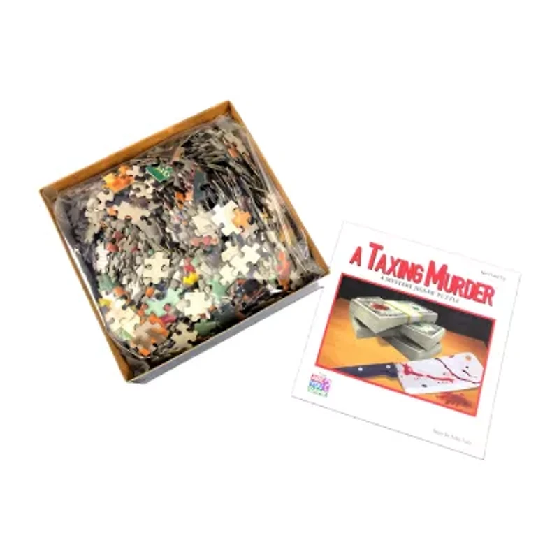 Areyougame.Com A Taxing Murder Classic Mystery Jigsaw Puzzle: 1000 Pcs 1000-pc. Puzzle
