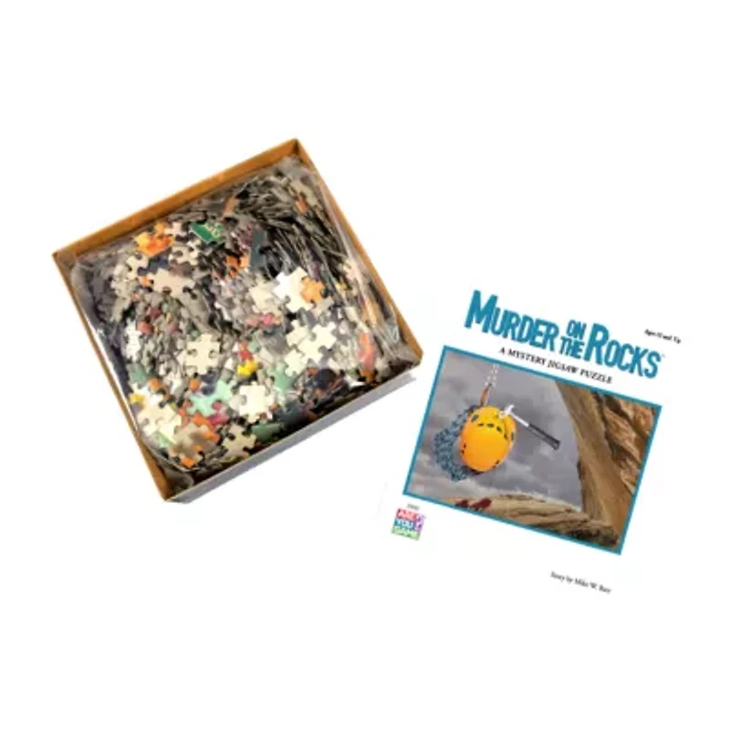 Areyougame.Com Murder On The Rocks Classic Mystery Jigsaw Puzzle: 1000 Pcs Puzzle