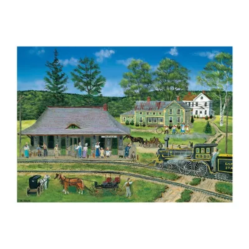 Eurographics Inc Bob Fair - Canaan Station Xl Pieces Family Puzzle: 300 Pcs 300-pc. Puzzle