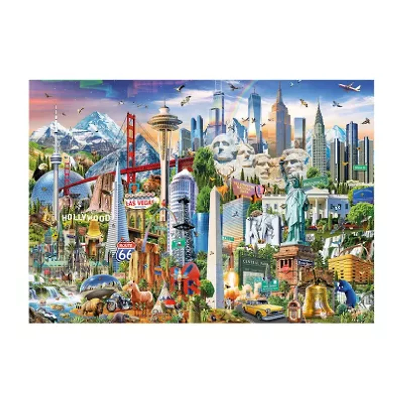 Educa North America Landmarks: 1500 Pcs Puzzle