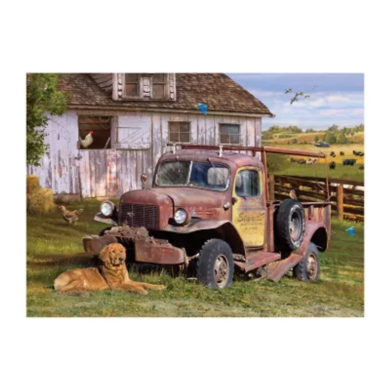 Cobble Hill Summer Truck Puzzle: 1000 Pcs 1000-pc. Puzzle