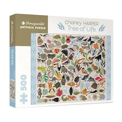 Pomegranate Communications, Inc. Charley Harper - Tree Of Life Puzzle: 500 Pcs 500-pc. Puzzle
