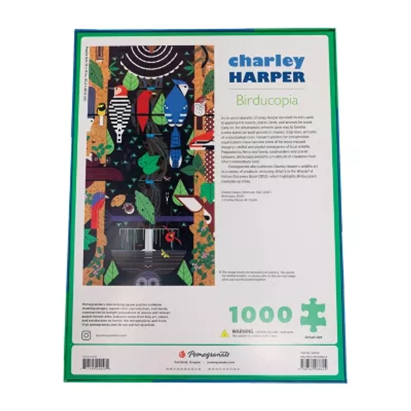 Pomegranate Communications, Inc. Charley Harper - Birducopia Puzzle: 1000 Pcs 1000-pc. Puzzle