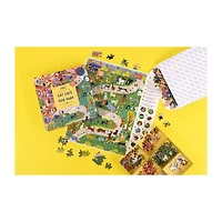 Professor Puzzle Cat Cafe & Dog Park Double-Sided  500 Pcs 500-pc. Puzzle
