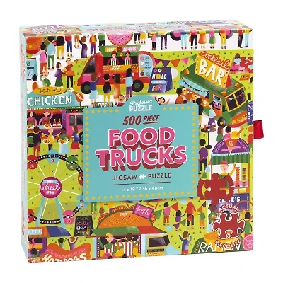 Professor Puzzle Food Trucks 500 Pcs 500-pc. Puzzle