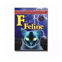 Tdc Games F Is For Feline Murder Mystery Jigsaw Puzzle: 1000 Pcs Puzzle
