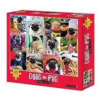 Willow Creek Press Doug The Pug - Pug Life: 1000 Pcs 1000-pc. Puzzle