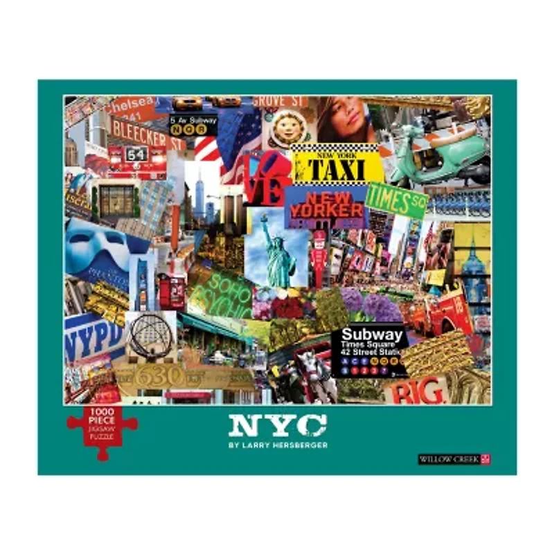 Willow Creek Press Larry Hersberger - Nyc: 1000 Pcs 1000-pc. Puzzle