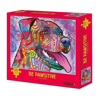 Willow Creek Press Dean Russo - Be Pawsitive: 1000 Pcs 1000-pc. Puzzle