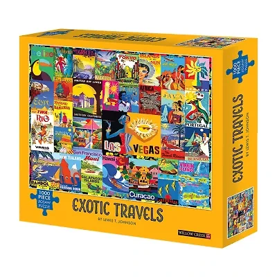 Willow Creek Press Lewis T. Johnson - Exotic Travels: 1000 Pcs 1000-pc. Puzzle