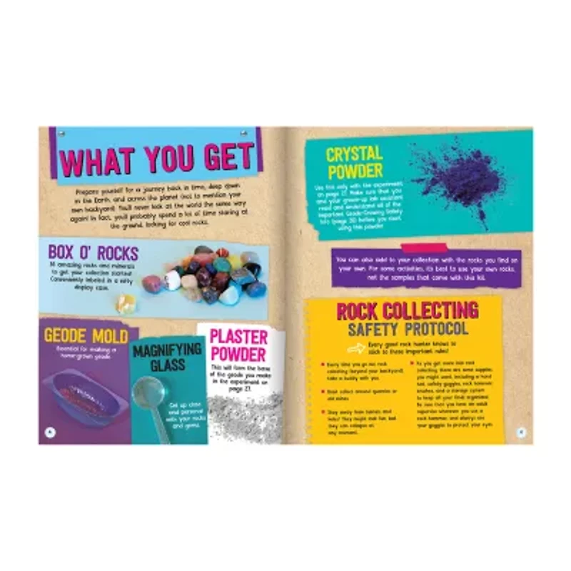 Klutz Maker Lab - Rocks Gems & Geodes Discovery Toy