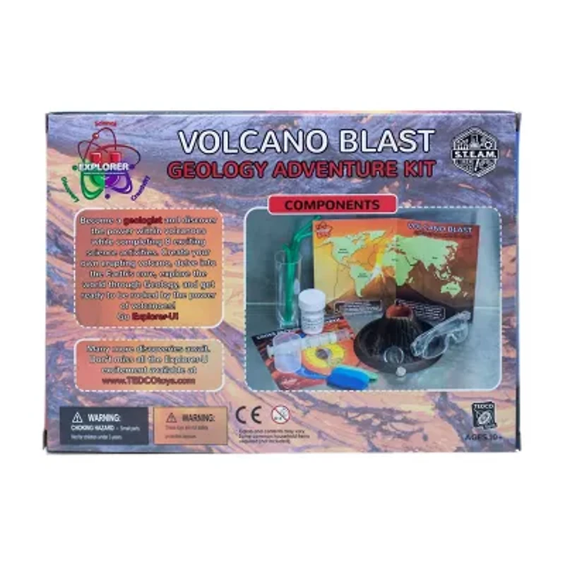 Tedco Toys Explorer-U Volcano Blast Geology Adventure Kit Discovery Toy