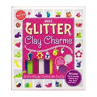 Klutz Make Glitter Clay Charms Jewelry Kit